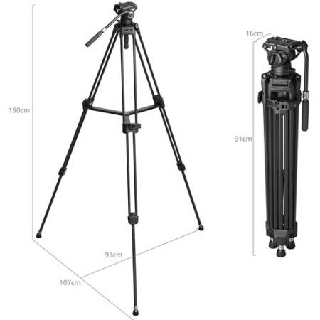 SmallRig 5111 AD-80S - wytrzymały zestaw, wymiary